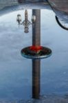 Brighton, East Sussex/uk - January 26 : Reflection Of I360 In Br Stock Photo