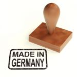 Rubber Stamp With Made In Germany Stock Photo