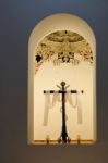 Mijas, Andalucia/spain - July 3 : Interior Church Of The Immacul Stock Photo