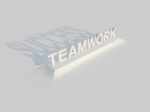 Teamwork = Success Stock Photo