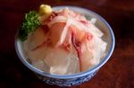 Cold Carp Sashimi Stock Photo