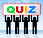 Exam Quiz Means Questions And Answers And Examination Stock Photo