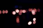 Bokeh And Night Light Stock Photo