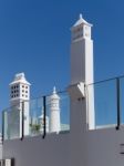 Albufeira, Southern Algarve/portugal - March 10 : White Towers I Stock Photo