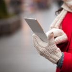 Short Battery Life In Cold Weather Stock Photo