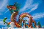 Dragon Chinese In Thailand Stock Photo