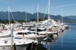 Marina In Vancouver Canada Stock Photo