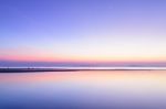 Beach  Sunset Sky And Tropical Sea At Dusk Stock Photo