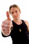 Male Showing Thumbs Up Stock Photo