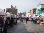 Faversham, Kent/uk - March 29 : View Of Street Market In Faversh Stock Photo