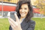 Smiling Young Lady Stock Photo