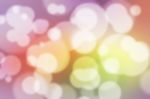 Colorful Bokeh Background (colorful Blurred Wallpaper) Stock Photo