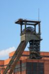 Mine Headframe Stock Photo