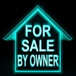 For Sale By Owner Home Means No Commission Stock Photo