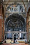 Interior View Of Verona Cathedral Stock Photo