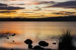 Moulting Lagoon In Tasmania, Australia Stock Photo