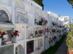 Casares, Andalucia/spain - May 5 : View Of The Cemetery In Casar Stock Photo