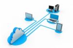 Cloud Computing Concept Stock Photo