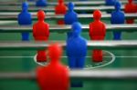 Table Football Stock Photo