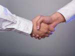 Handshaking Stock Photo