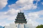 Gyeongbokgung Palace In Seoul, Korea Stock Photo