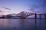 Forth Rail Bridge In Edinburgh Stock Photo