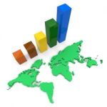 World Wide Growth Shows Raise Gain And Expansion Stock Photo