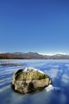 The Stone On The Water Stock Photo