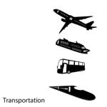 Transportation Set Stock Photo