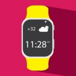 Smart Watch Flat Icon   Illustration  Stock Photo