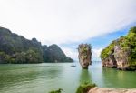 High Angle View Khao Tapu Island Stock Photo