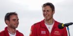 Red Arrows Pilots Entertaining The Crowds At Biggin Hill Stock Photo