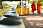 Monks Alms Bowls Stock Photo