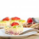 Kiwi And Strawberry Pie Tart Stock Photo