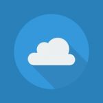 Weather Flat Icon. Cloudy Stock Photo