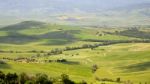 Countryside Of Val D'orcia Near Pienza Stock Photo