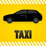 Taxi Symbol Stock Photo