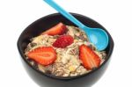 Muesli Breakfast Stock Photo