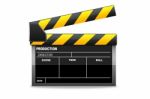 Clapperboard Stock Photo