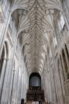 Interior View Of Winchester Cathedral Stock Photo