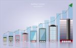 Business Growth Concept Building Set Stock Photo