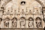 Milan, Italy/europe - Fbruary 21 : Detail Of The Duomo In Milan Stock Photo