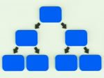 Hierarchyl Diagram Stock Photo