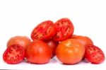 Fresh Red Tomato Stock Photo