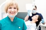 Doctor Examined By Dental X-ray Stock Photo