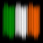 Irish Flag Means Text Space And Copyspace Stock Photo