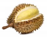 Durian Isolated On The White Background Stock Photo