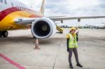 Bangkok International Airport (don Muang) Is A Regional Commuter Fligh Stock Photo