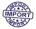 Import Stamp Stock Photo