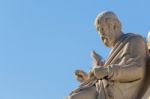 Classic Plato Statue Stock Photo